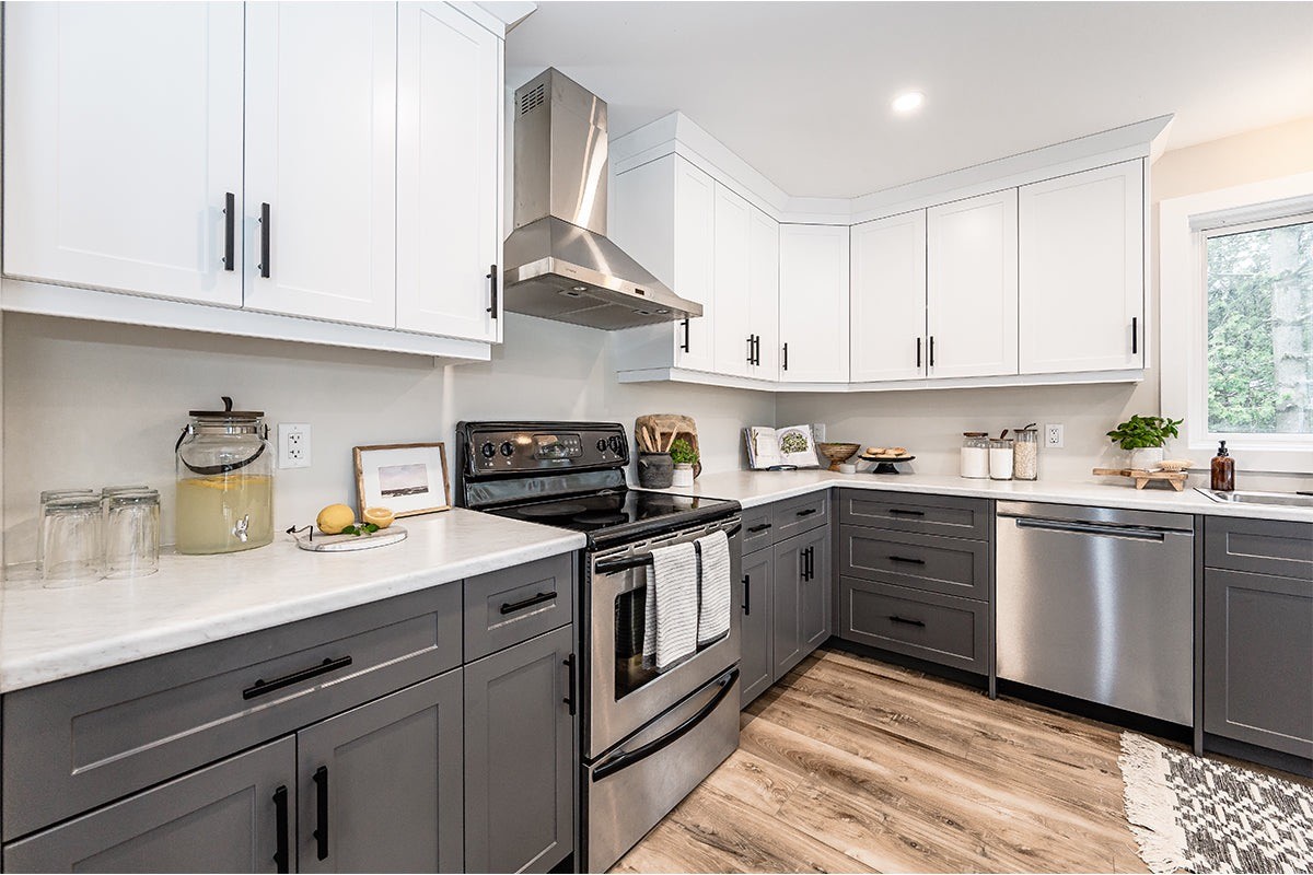 lakehouse cottage kitchen after