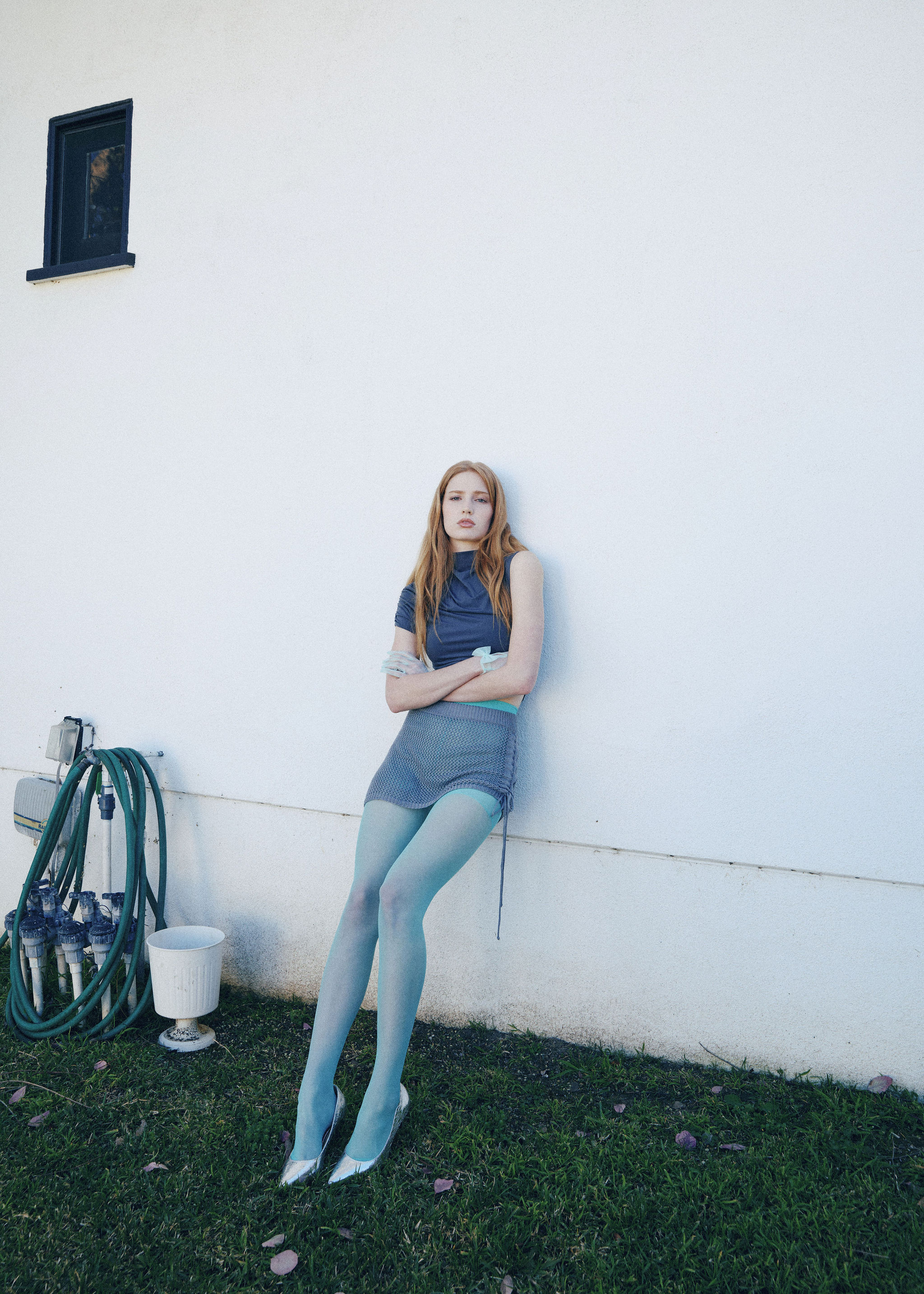 Cozy living room with fireplace and modern furniture