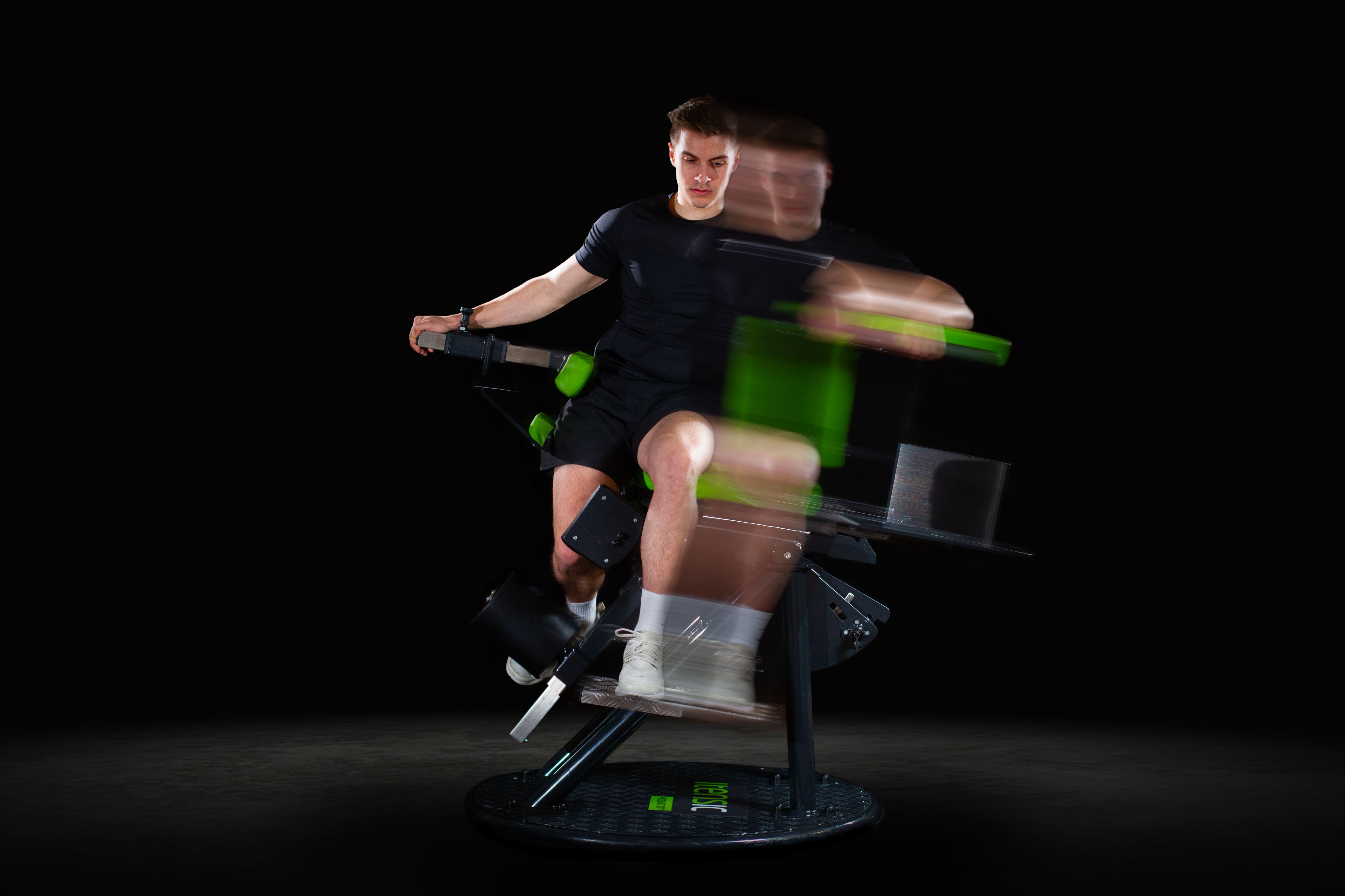 men faceing us, dose sport