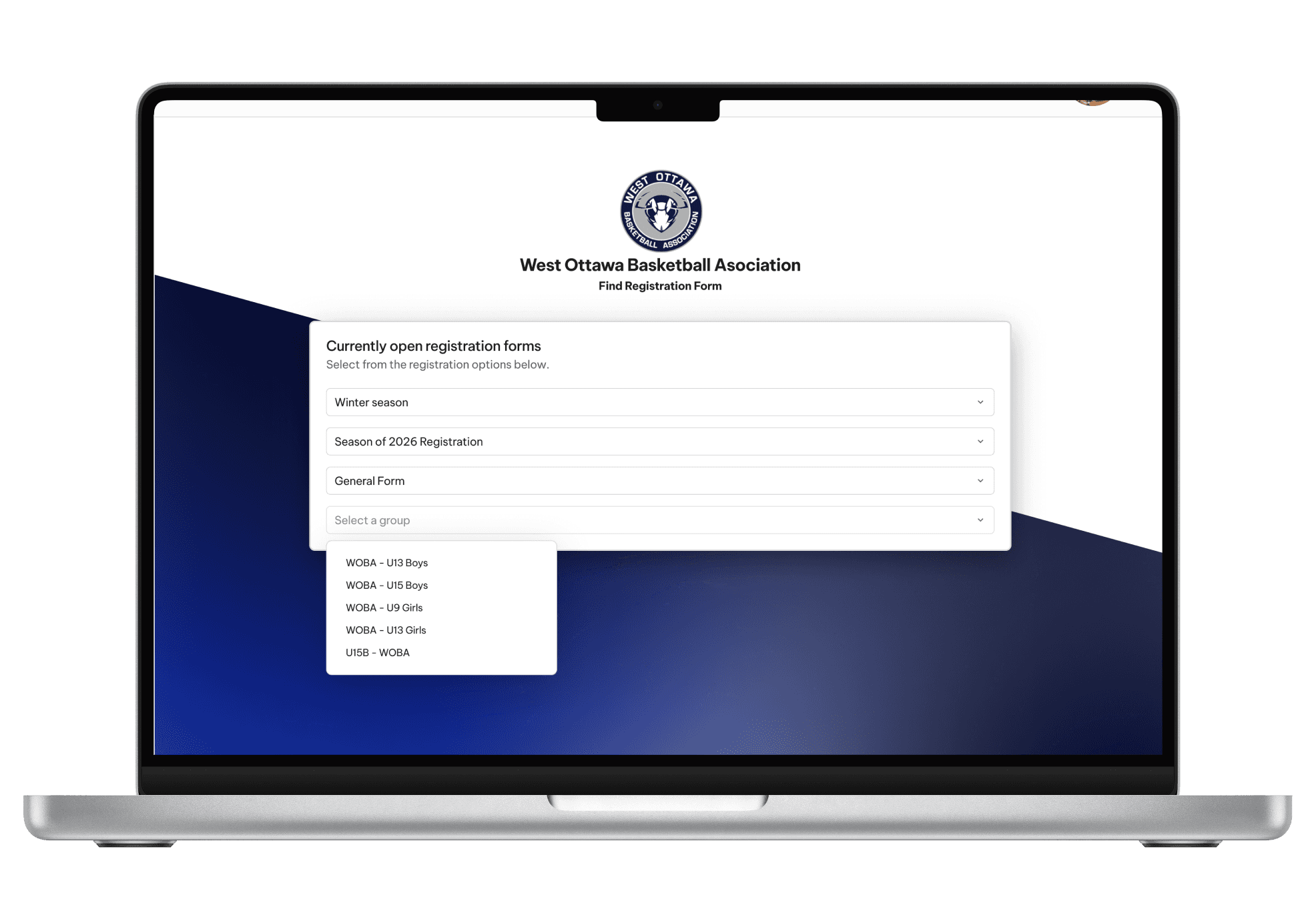 TeamLinkt's Basketball Website Registration Forms Linked 