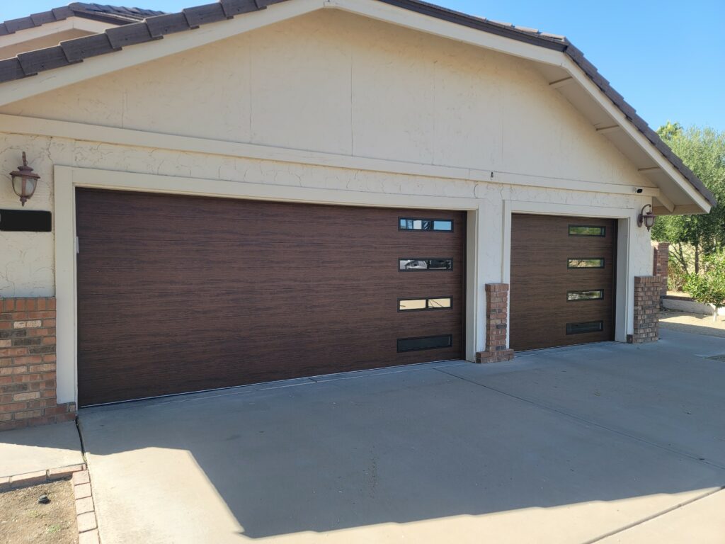 modern garage door