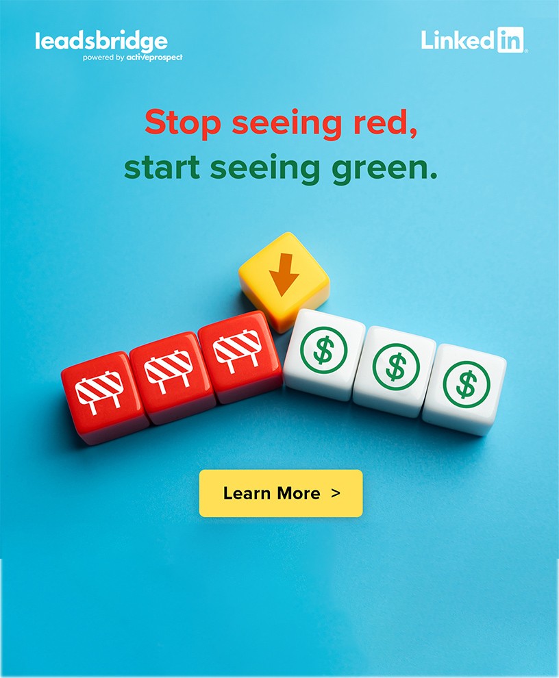 Leadsbridge advertisment from a recent digital campaign