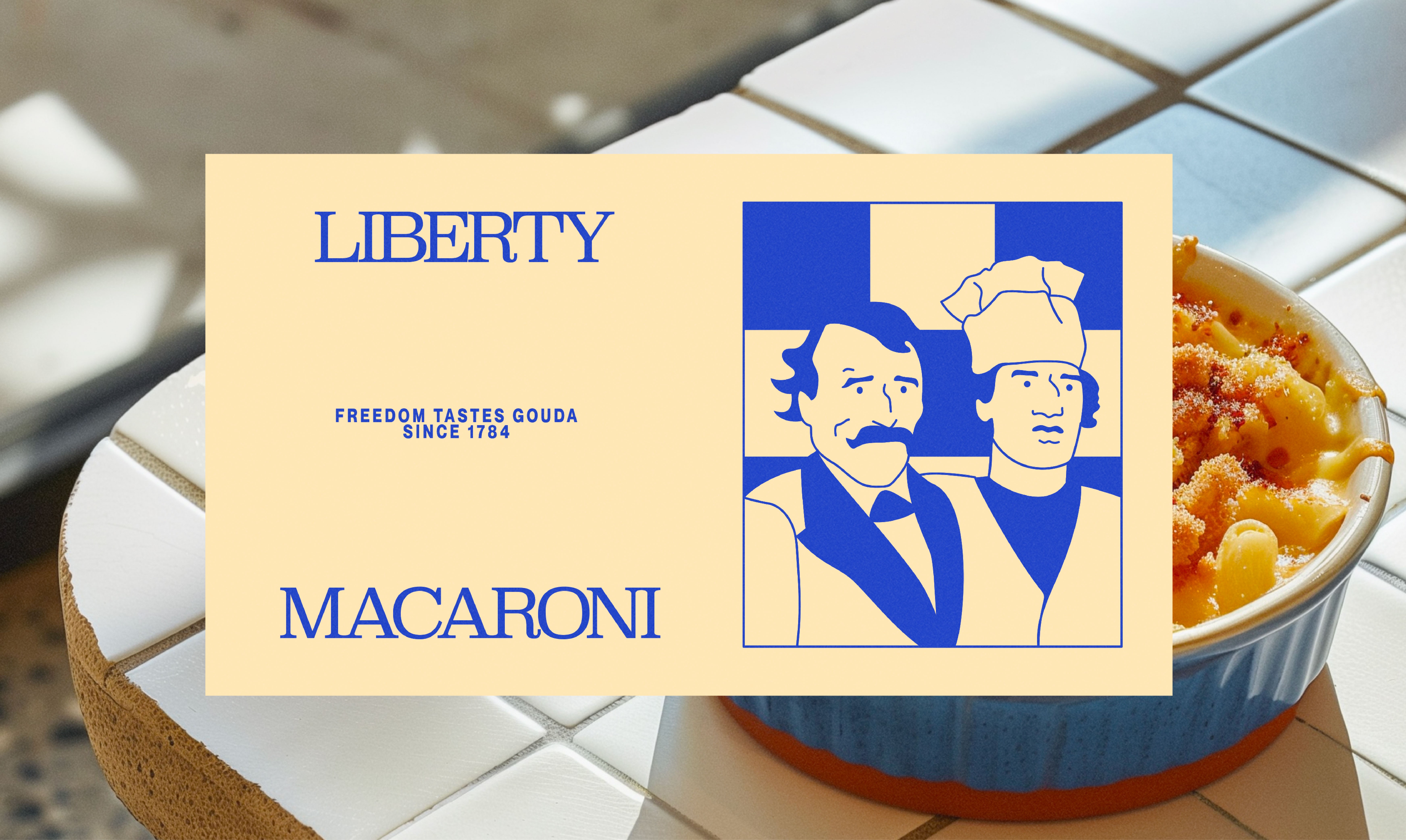 Liberty Macaroni - Art Direction Emma Poupy - Strategy Marine Aubenas