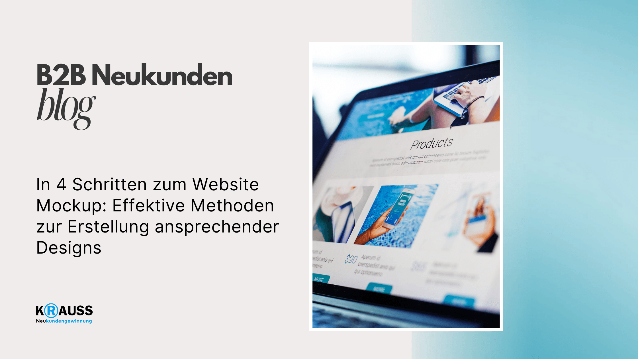 In 4 Schritten zum Website Mockup: Effektive Methoden zur Erstellung ansprechender Designs