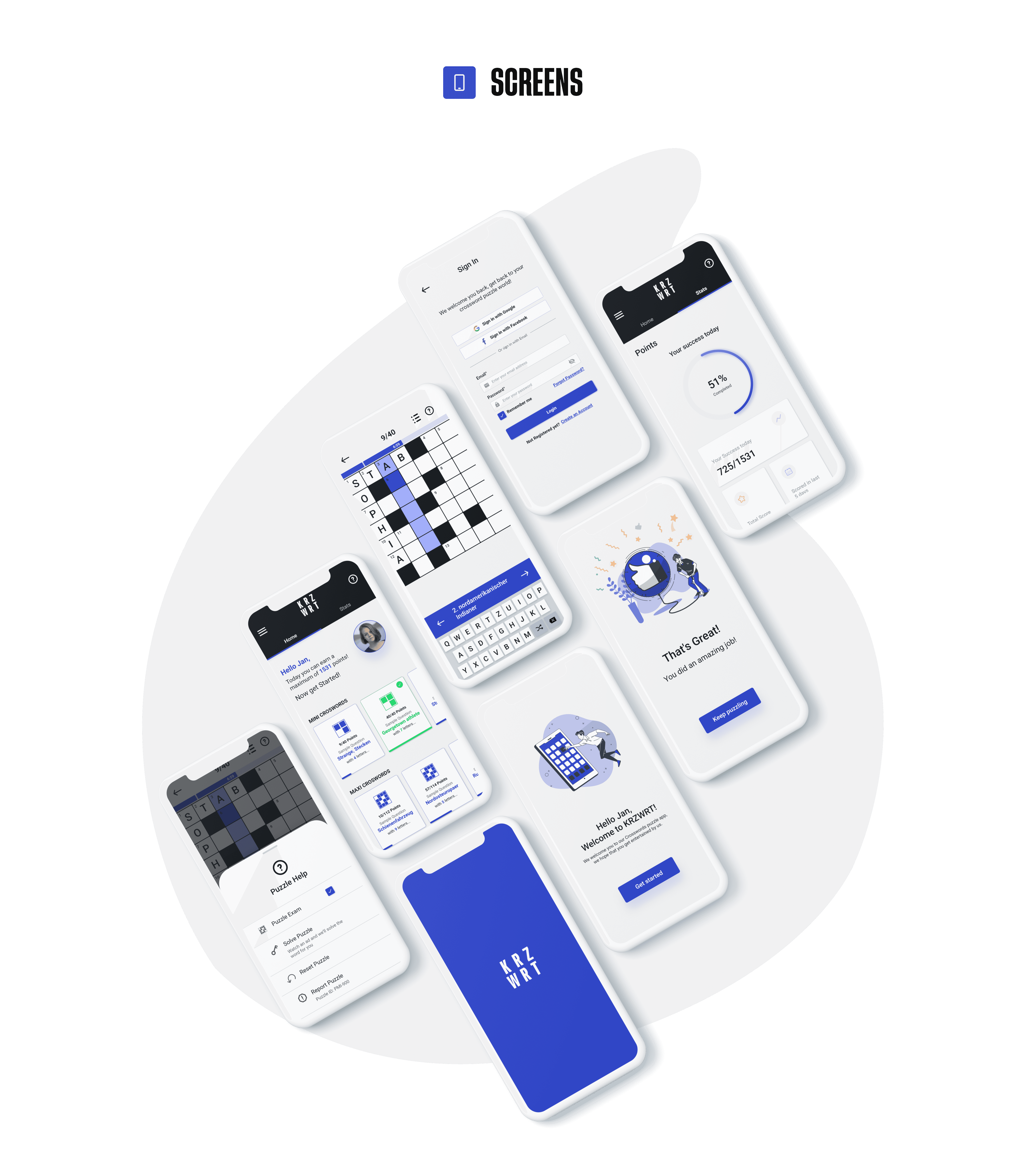 Screens of this project.