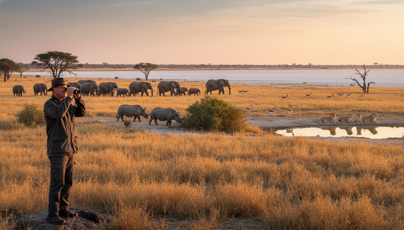 parc etosha paysage