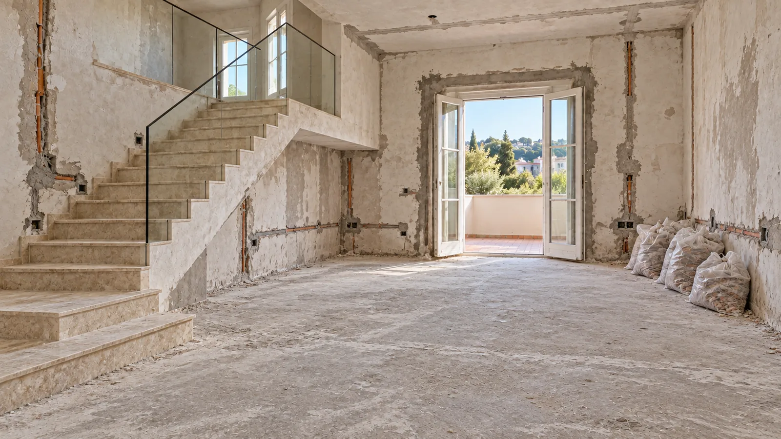 Ενδεικτική ψηφιακή απεικόνιση της ίδιας κατοικίας μετά την αποξήλωση.