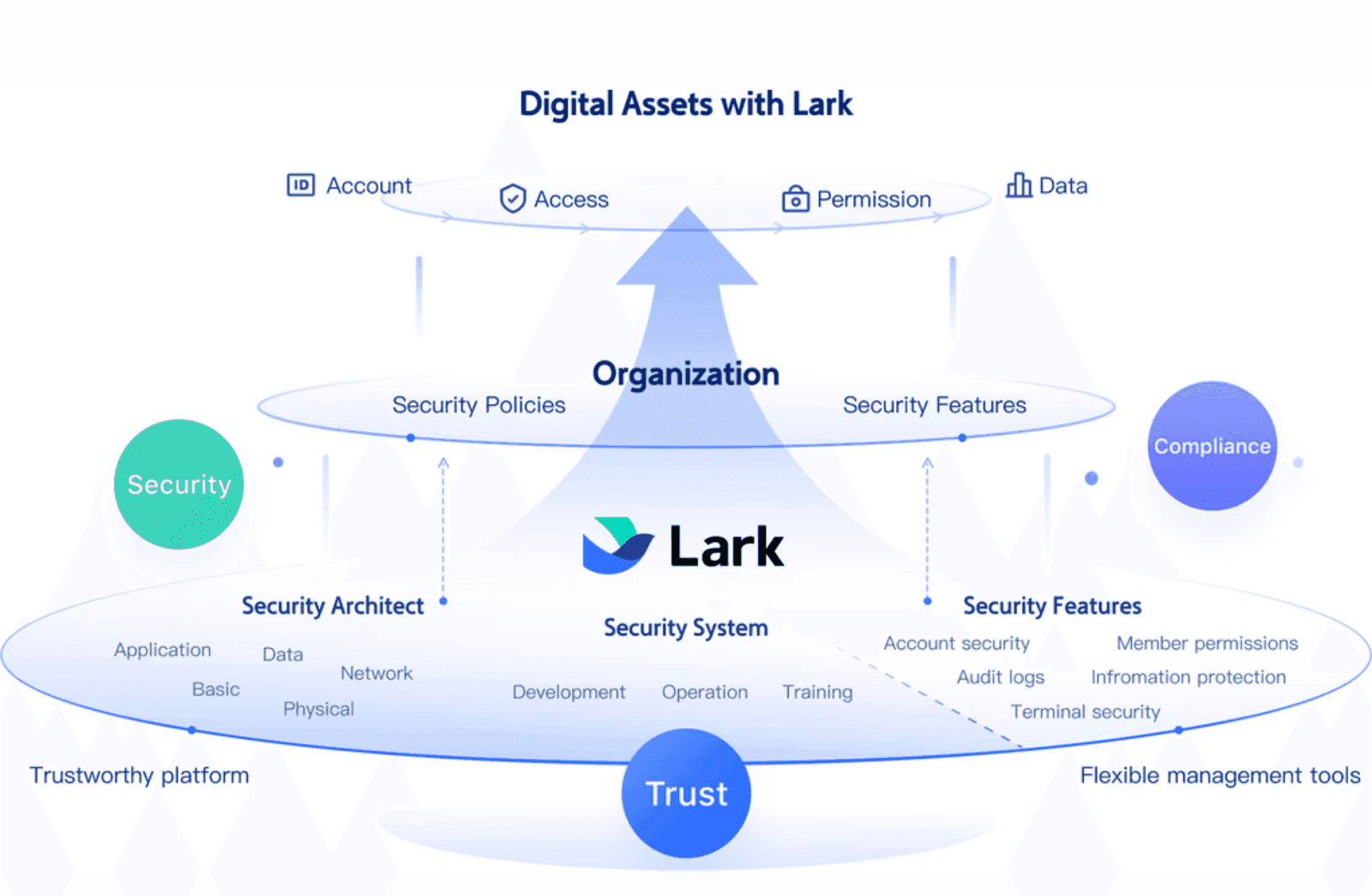 Robust security feature of Lark