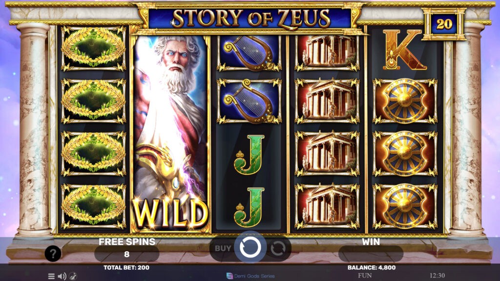 Story Of Zeus - Free Spins officiel Spinomenal