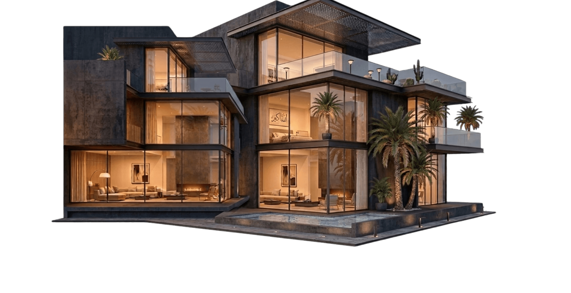 modern sculptural building with curved wooden exterior