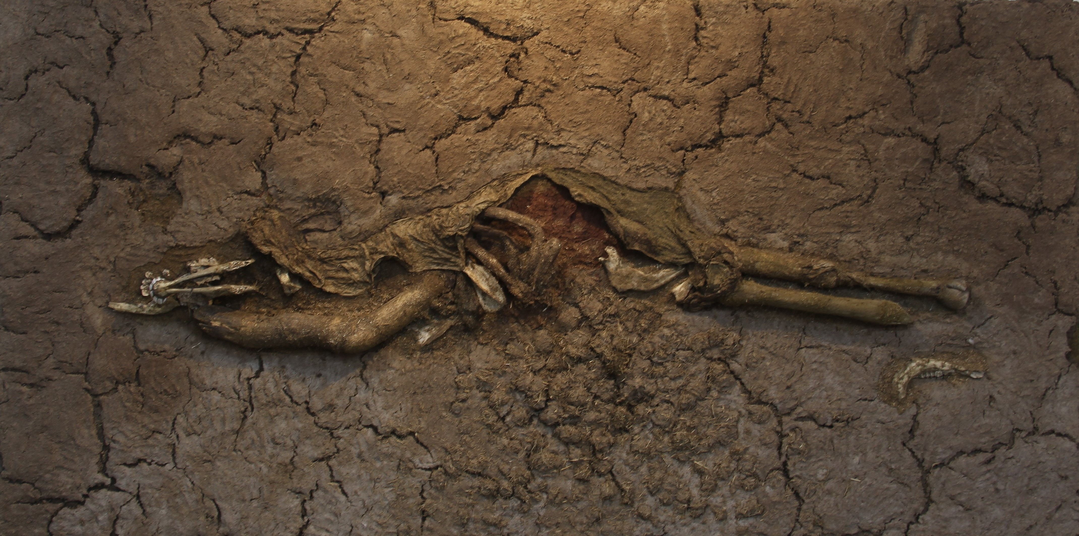 herd of sheep on road painting