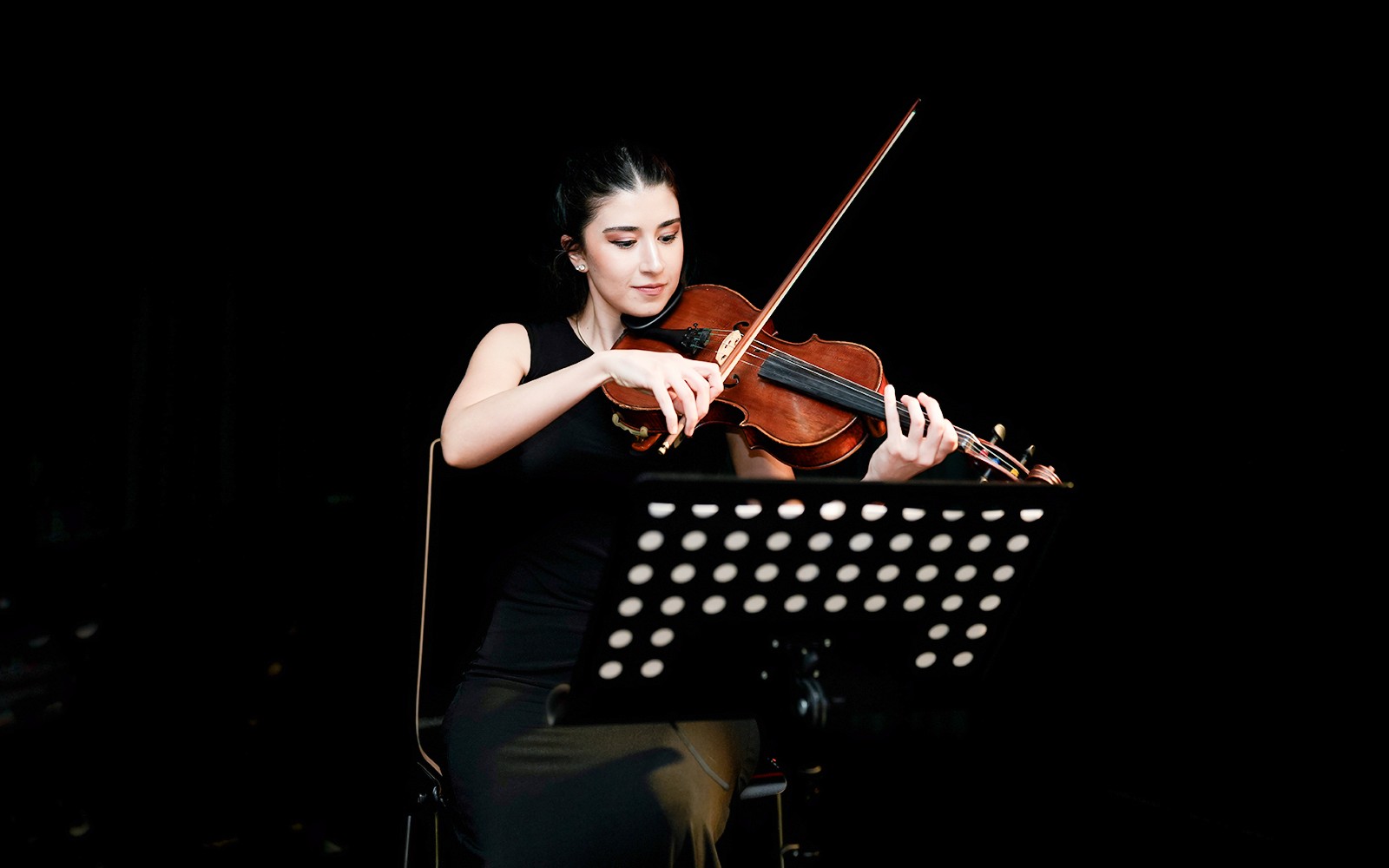 维也纳音乐之家古典音乐会演出。图库图片 1。