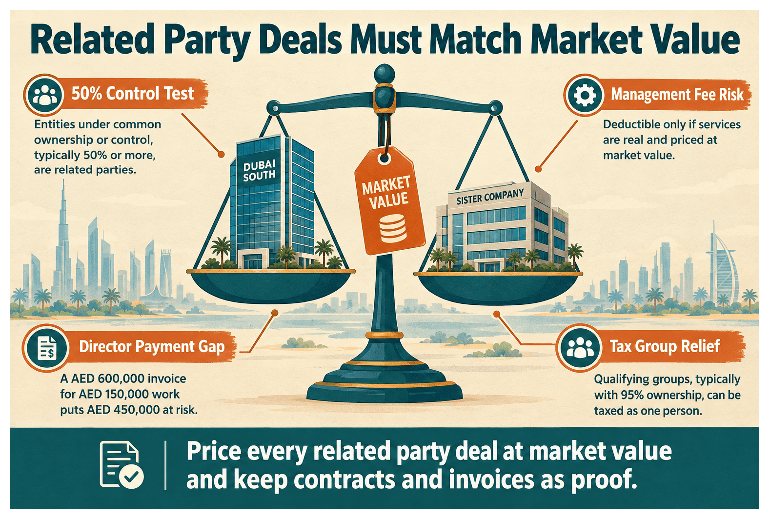 Infographic: What Is a Related Party Transaction and Why It Matters for UAE CT