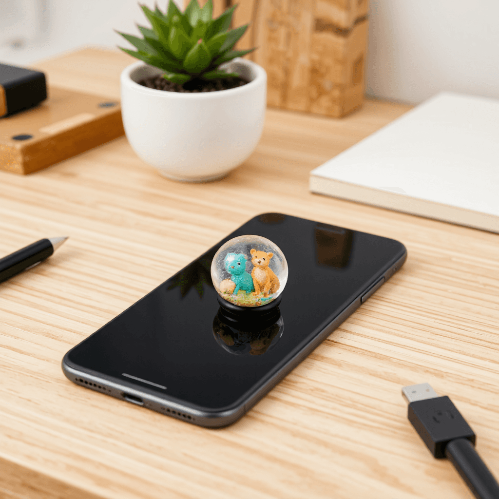 product photography of phone accessories