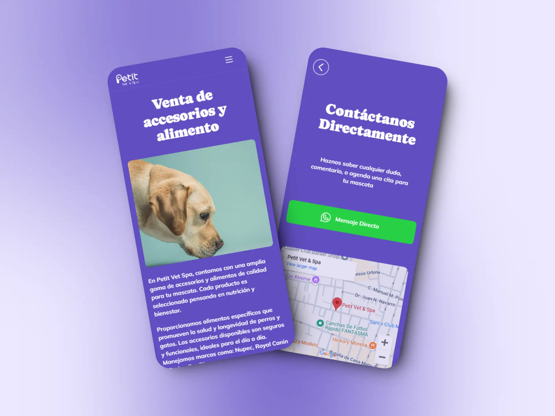 Footer screenshot of Compadre, displaying their info and map location