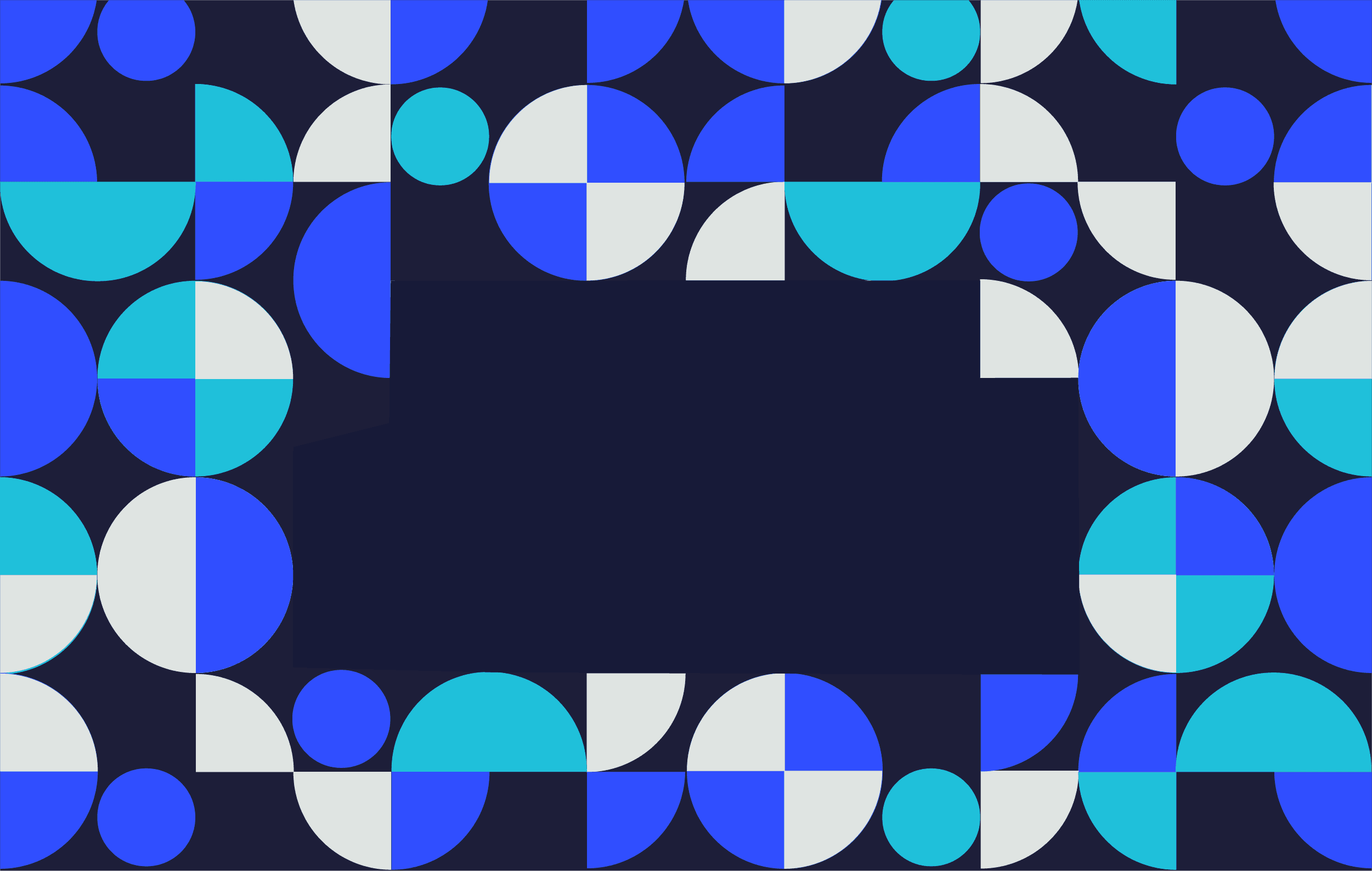 Geometric banner
