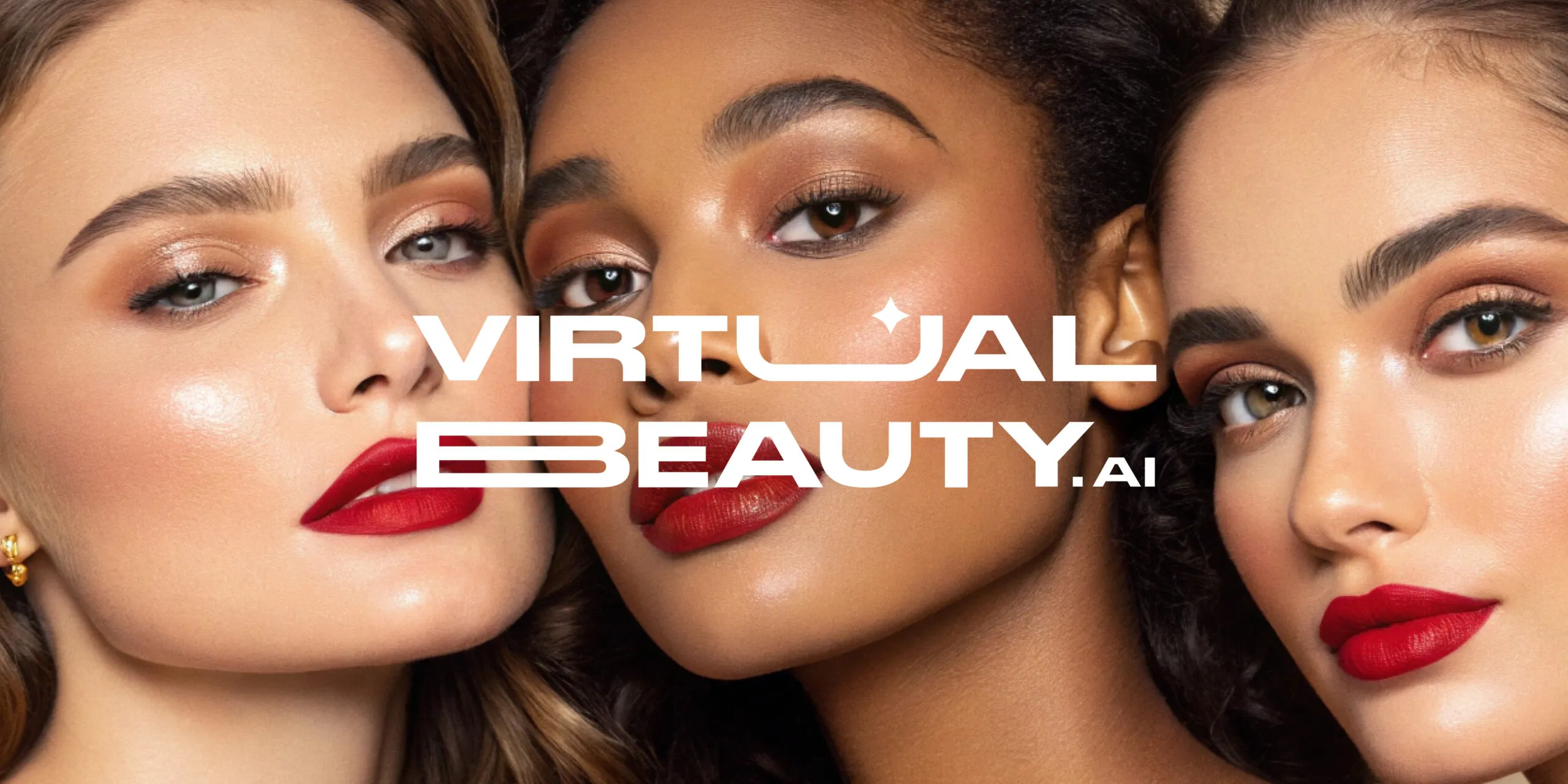 Virtual Beauty AI makeup try-on branding and website