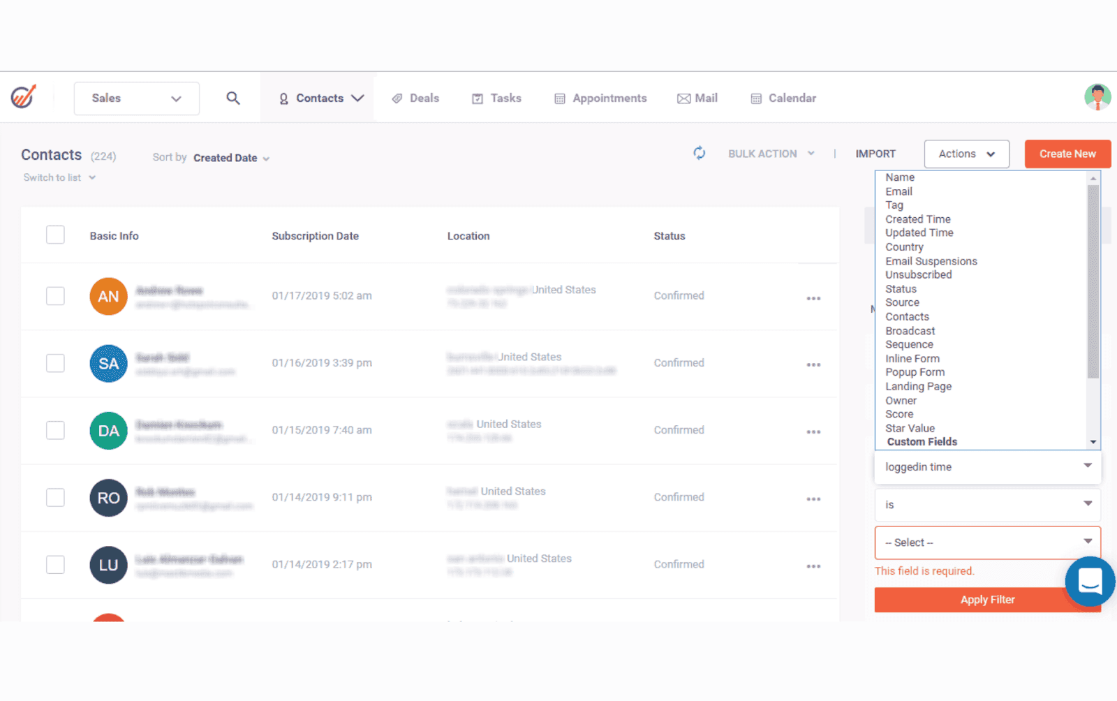  All-in-one marketing and client management in EngageBay