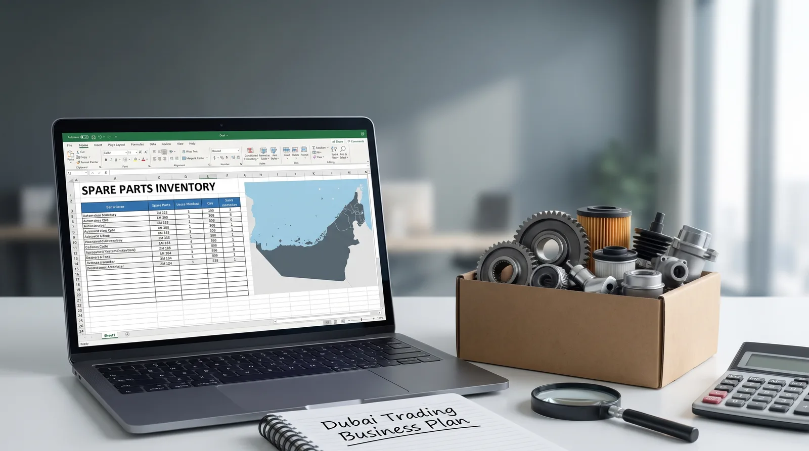 Spare Parts Trading business at Dubai South Business Hub Free Zone
