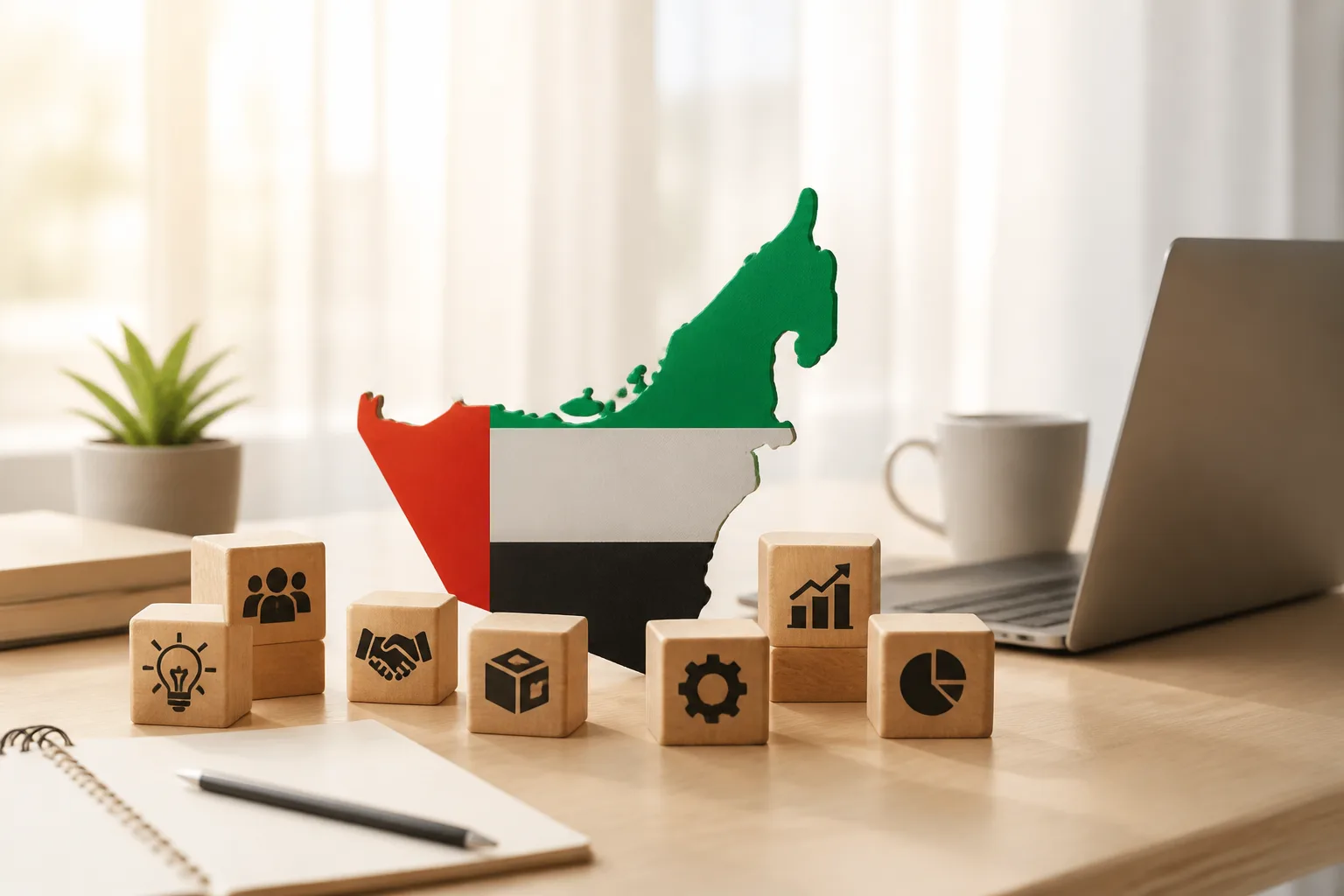 15 Business Ideas for Setting Up in the UAE beside a Dubai trade license document