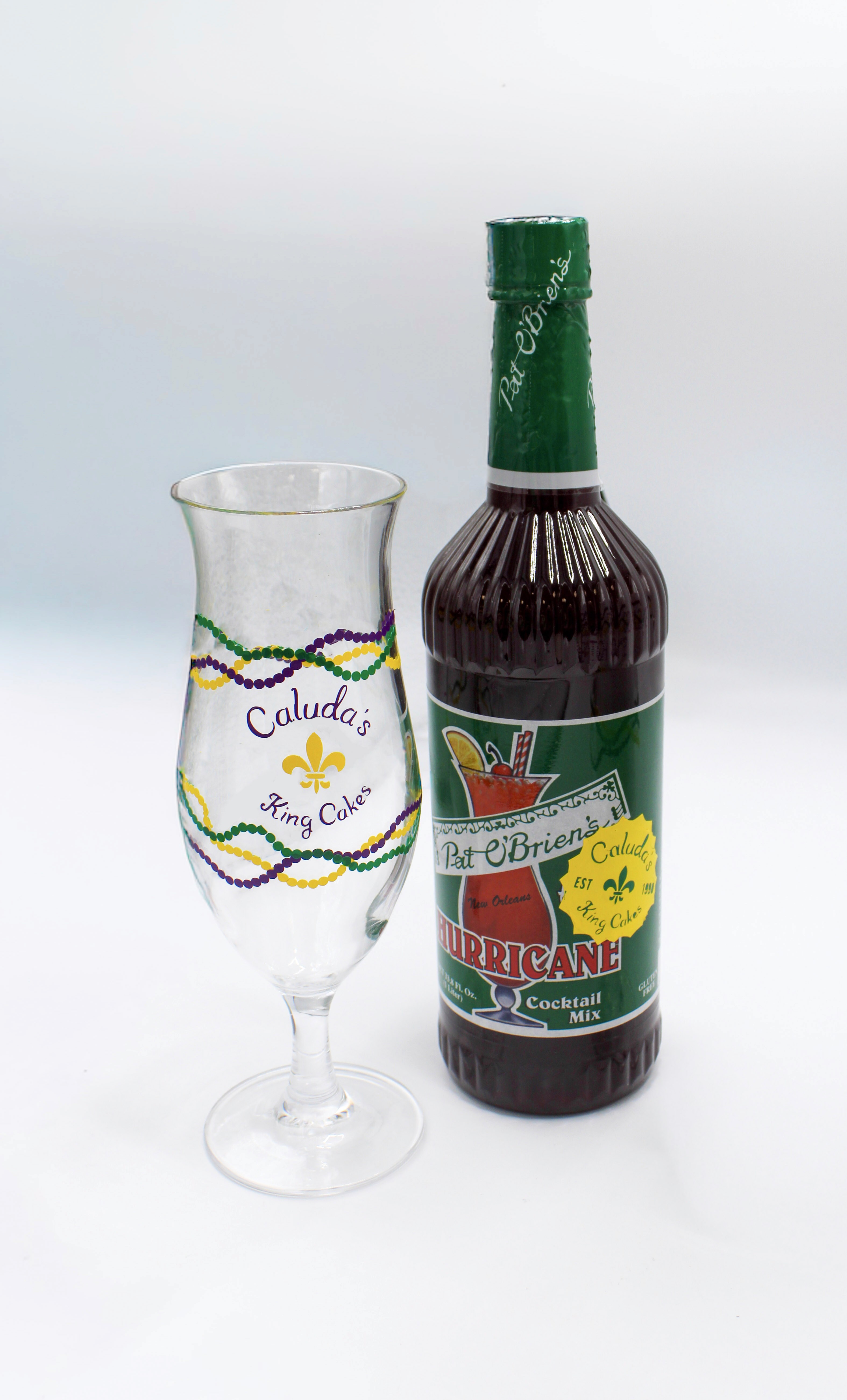 Drink Mix and Hurricane Glass