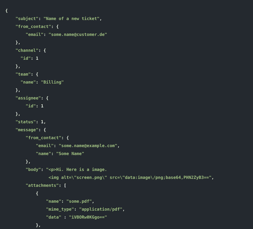 API