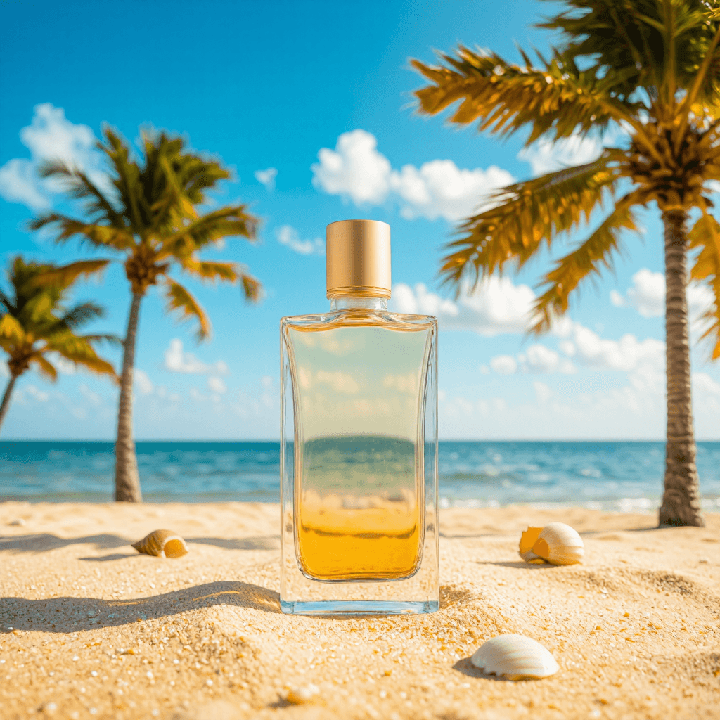 product photography of perfume