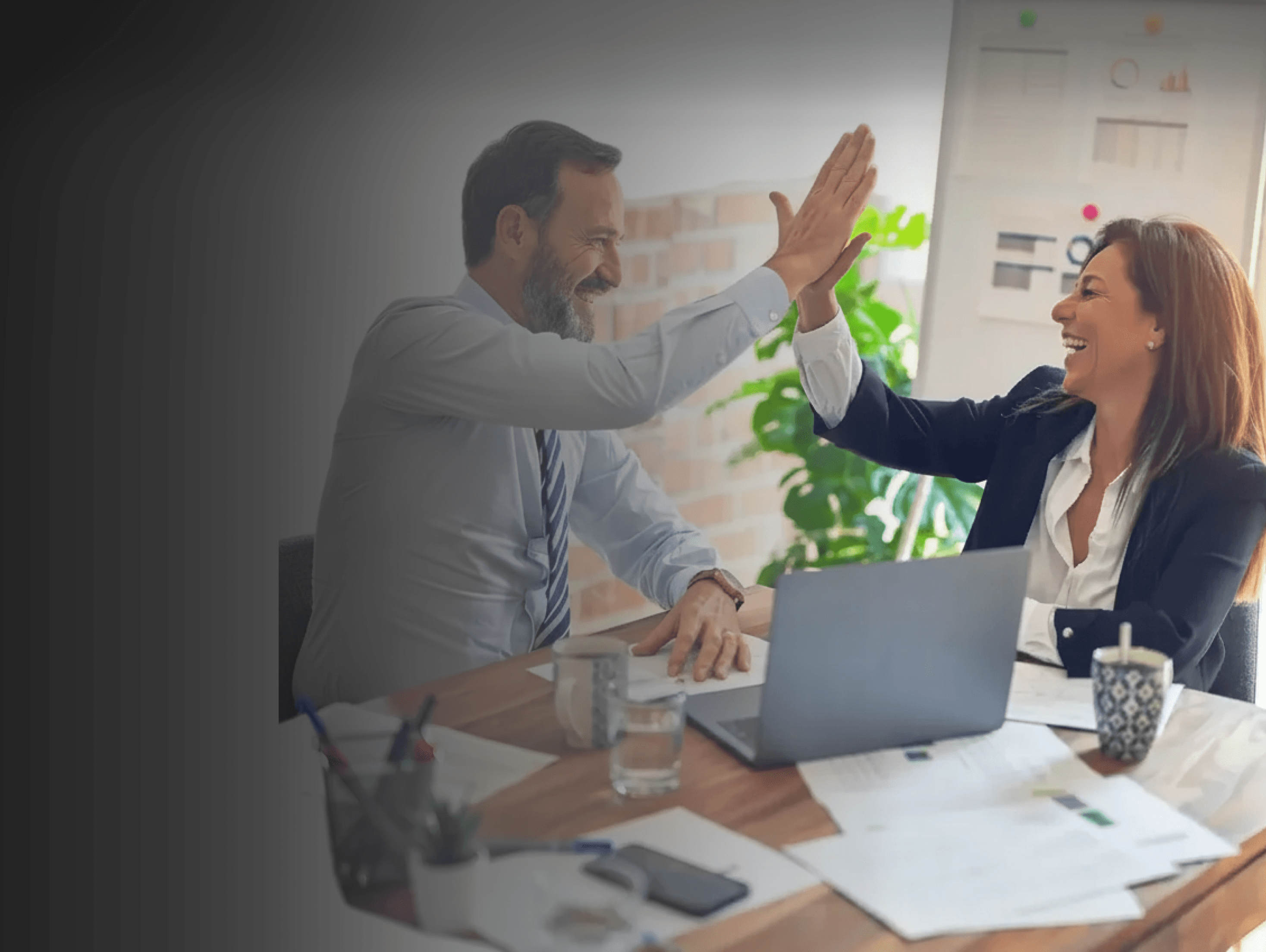 man using smartphone on chair