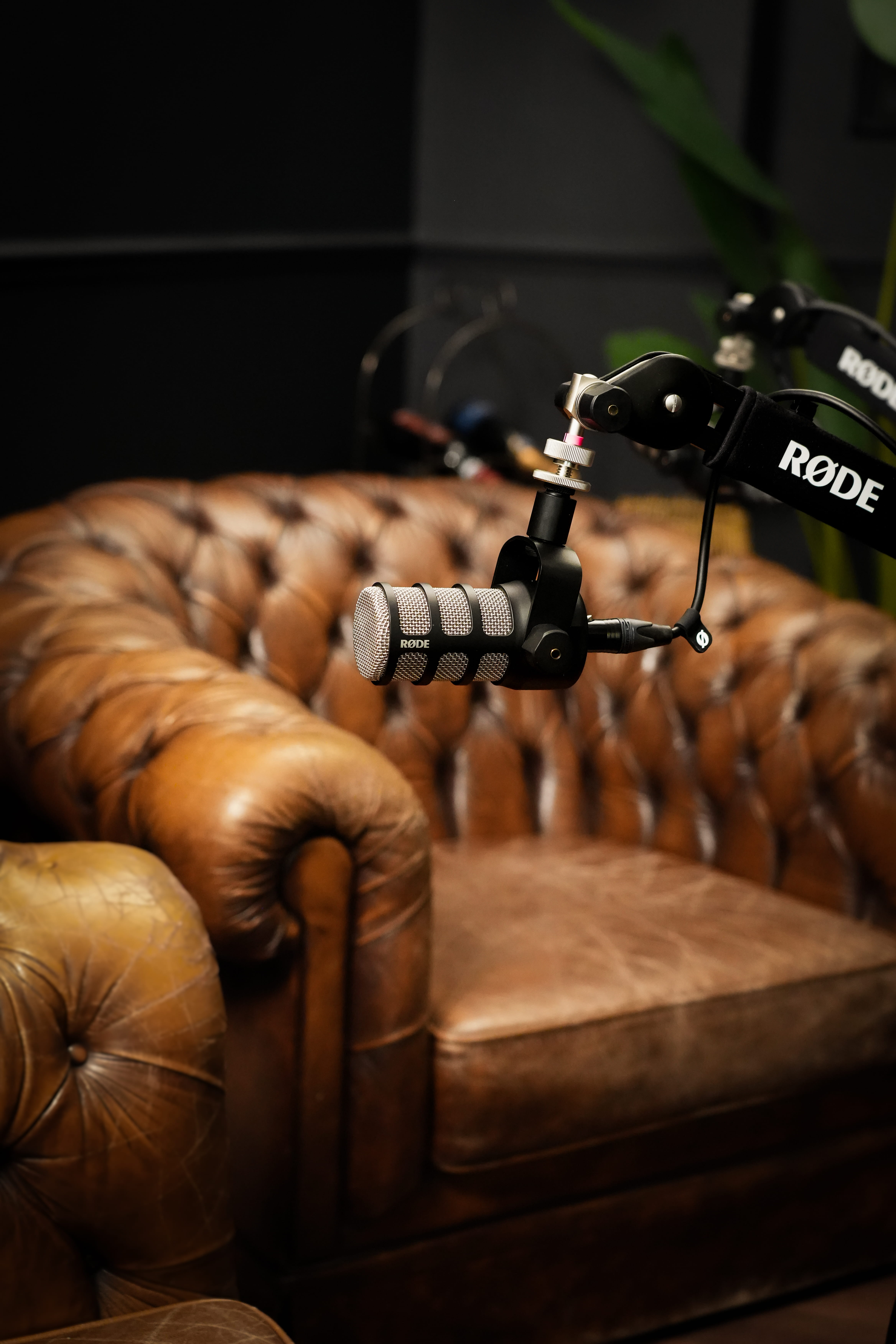 a pair of headphones on a table