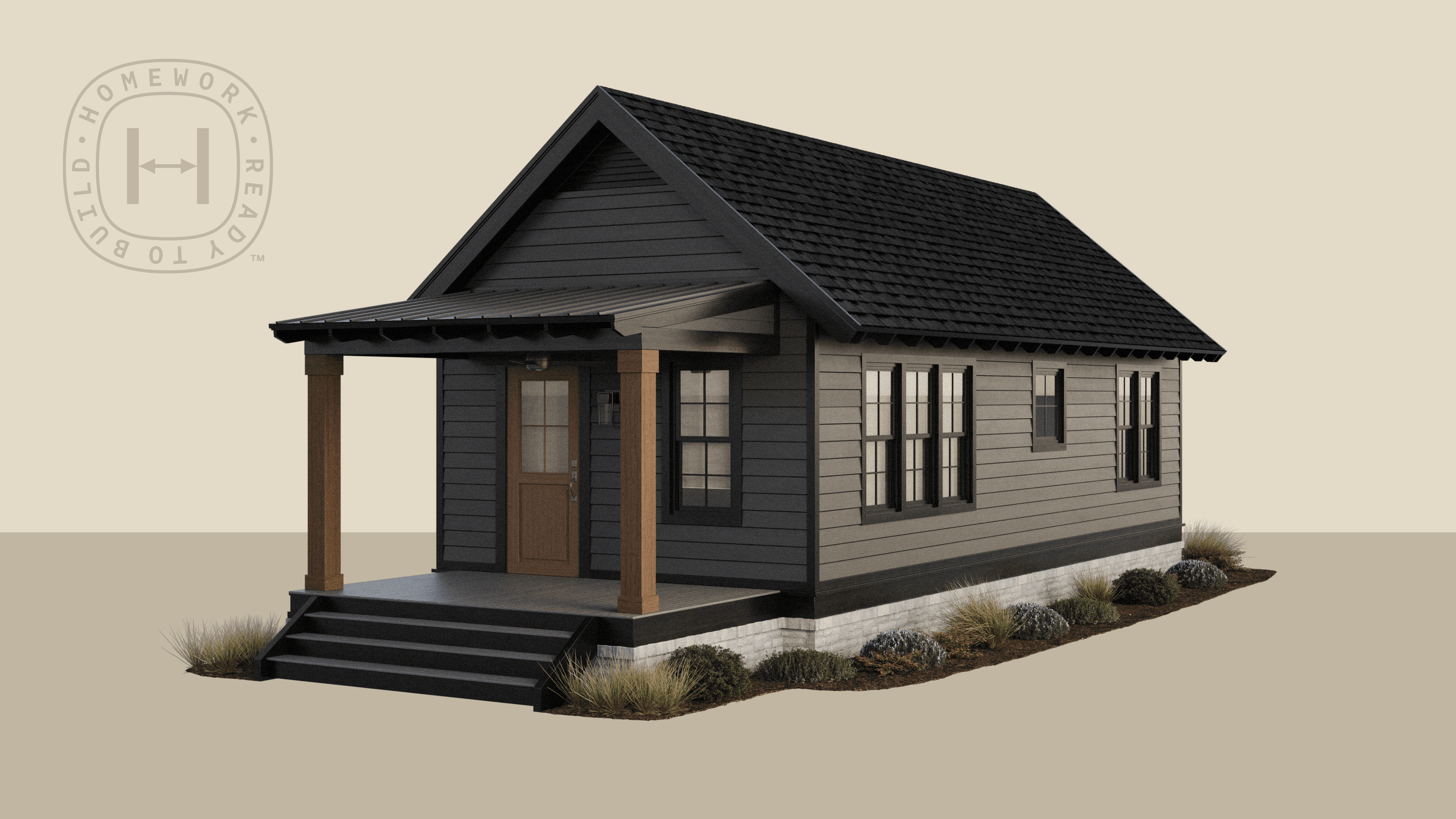 Outpost ADU Front Porch Model