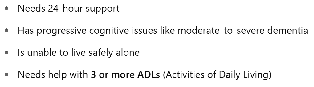 Consider Assisted Living If Your Loved One: