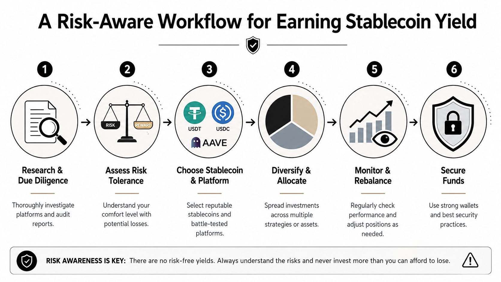 A Risk-Aware Workflow for Earning Stablecoin Yield