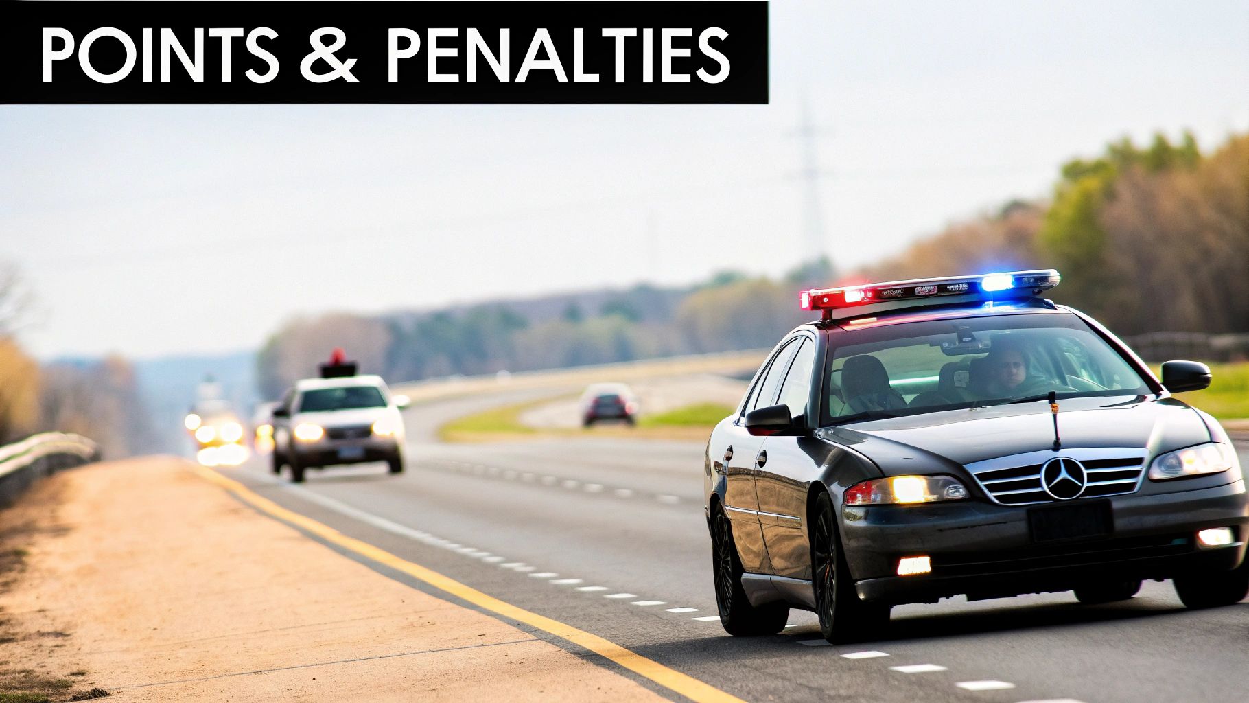 An attorney discussing a document with a client in a professional office setting