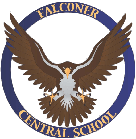 Falconer school district logo