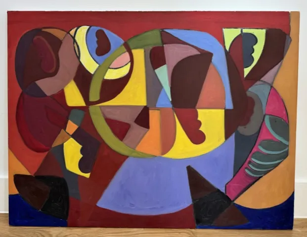 'Marriage Dinner' by Ben Feldshuh, oil painting