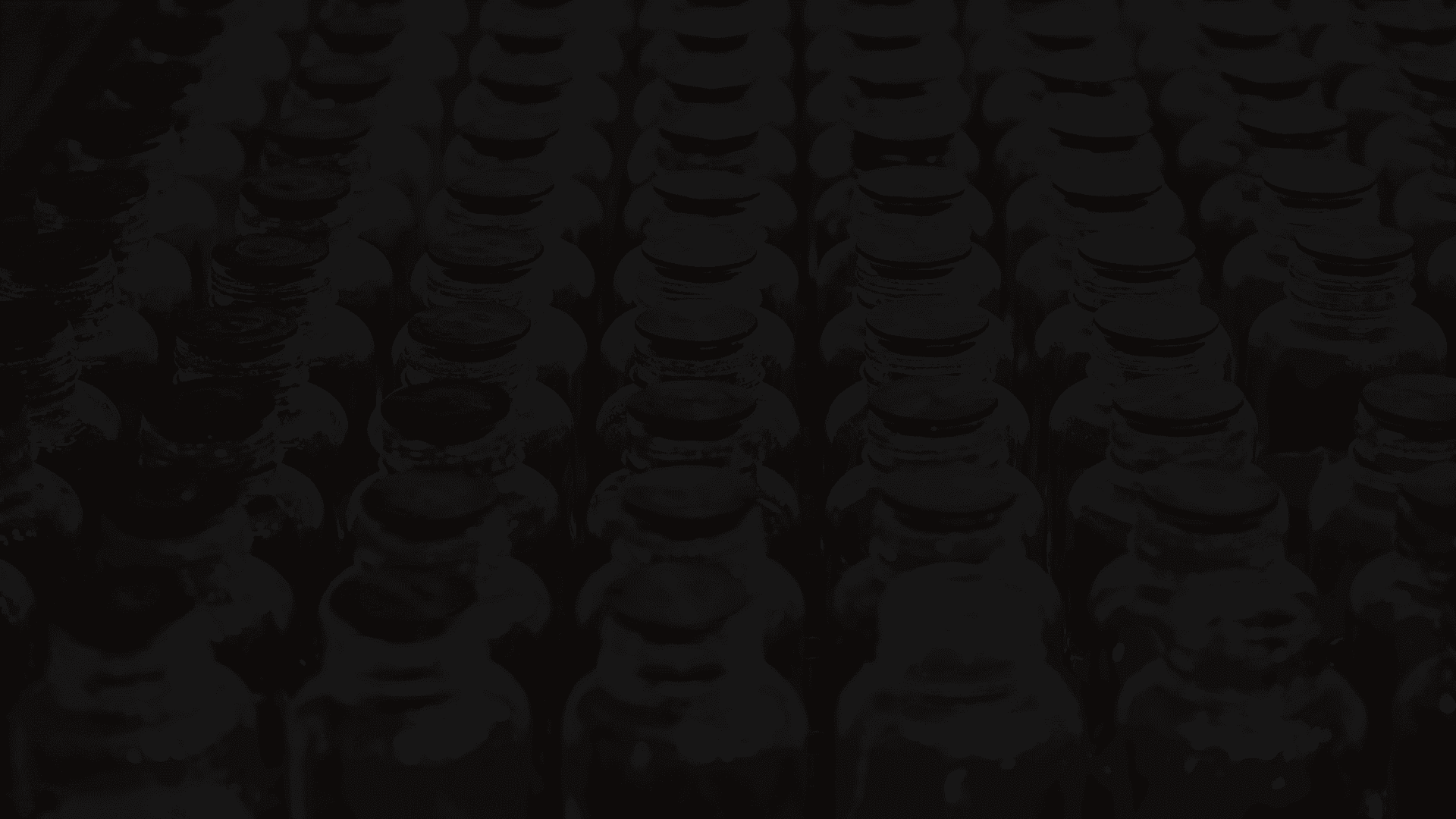 Bottles of colored dyes.