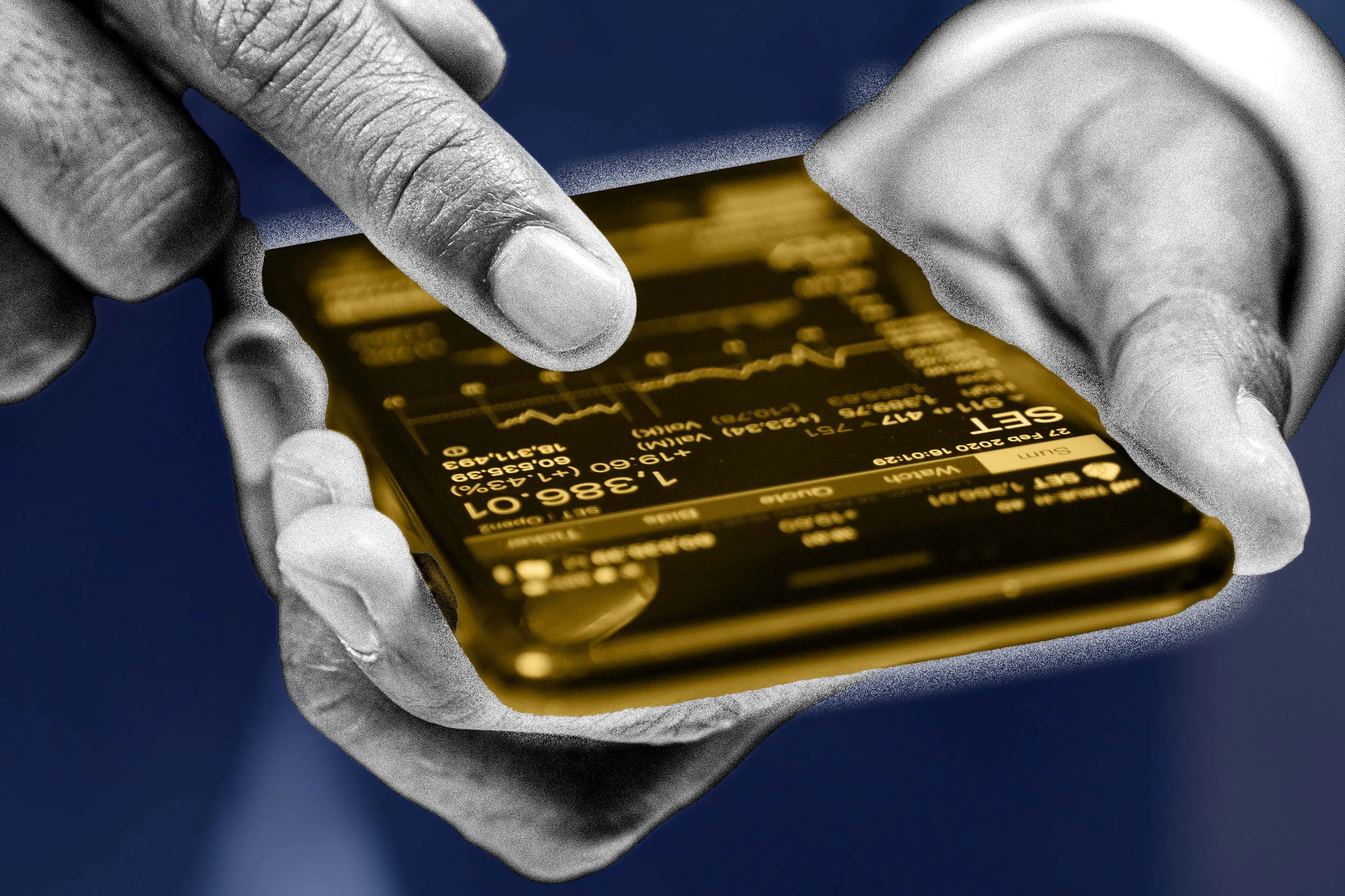 man trading from phone - What Is Wash Trading in Crypto 