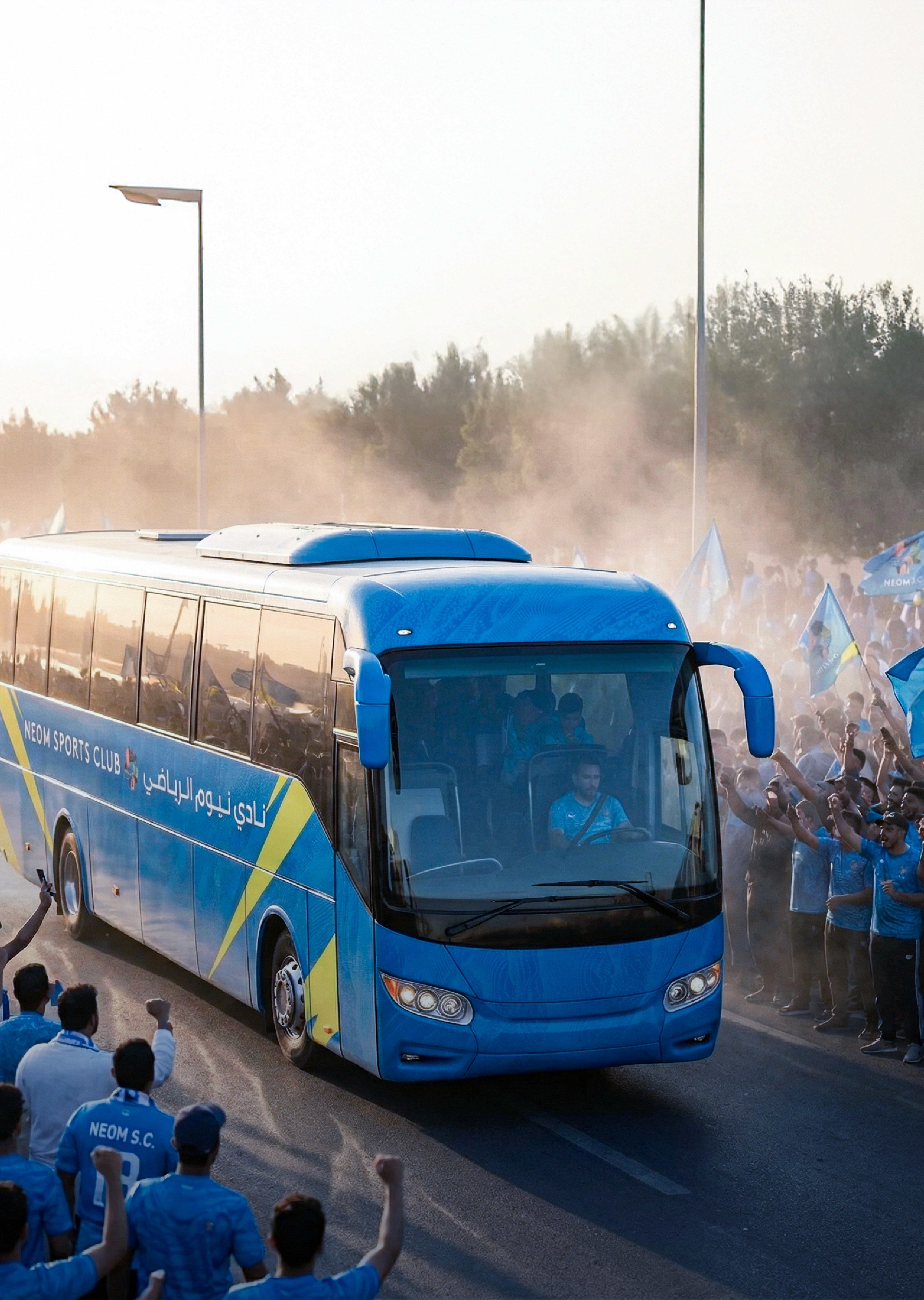 Streetside billboard with flyposters of the Batch.Works brand and illustrations