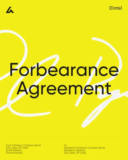 Forbearance Agreement