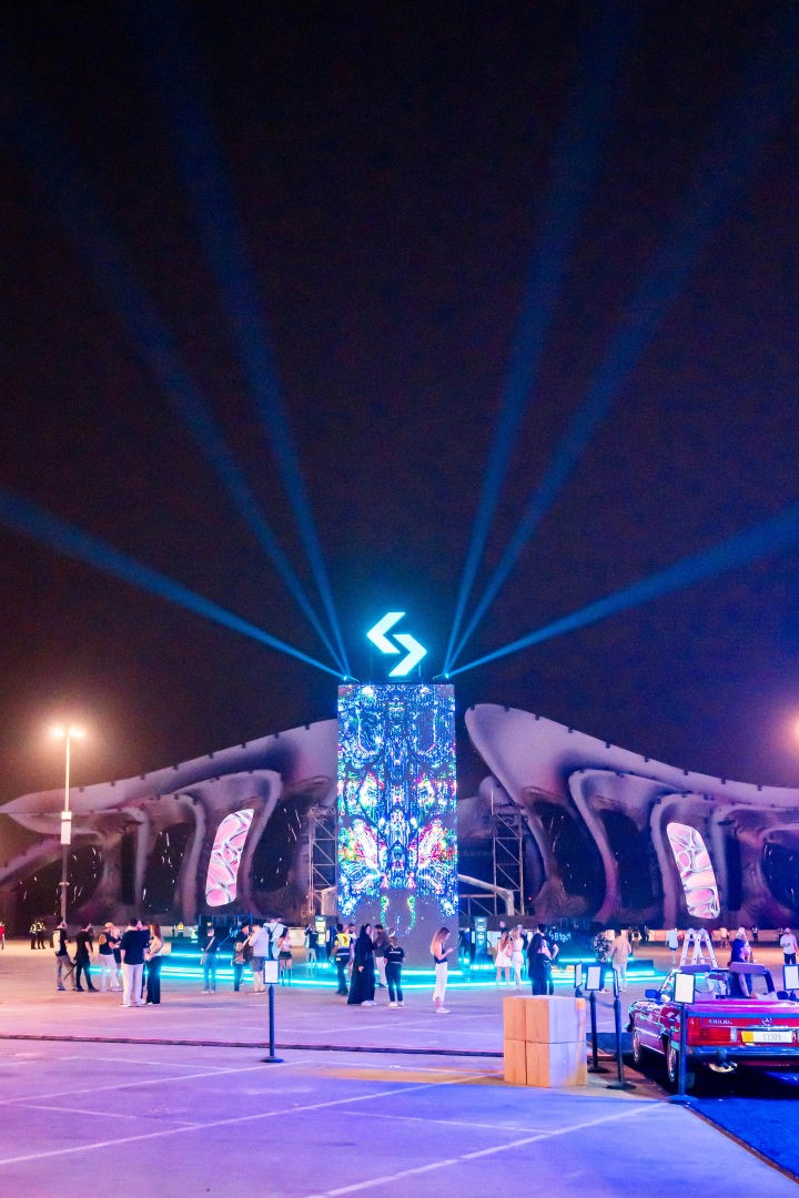 Immersive installation for Bitget at UNTOLD Dubai 2025 by RenaiXance.