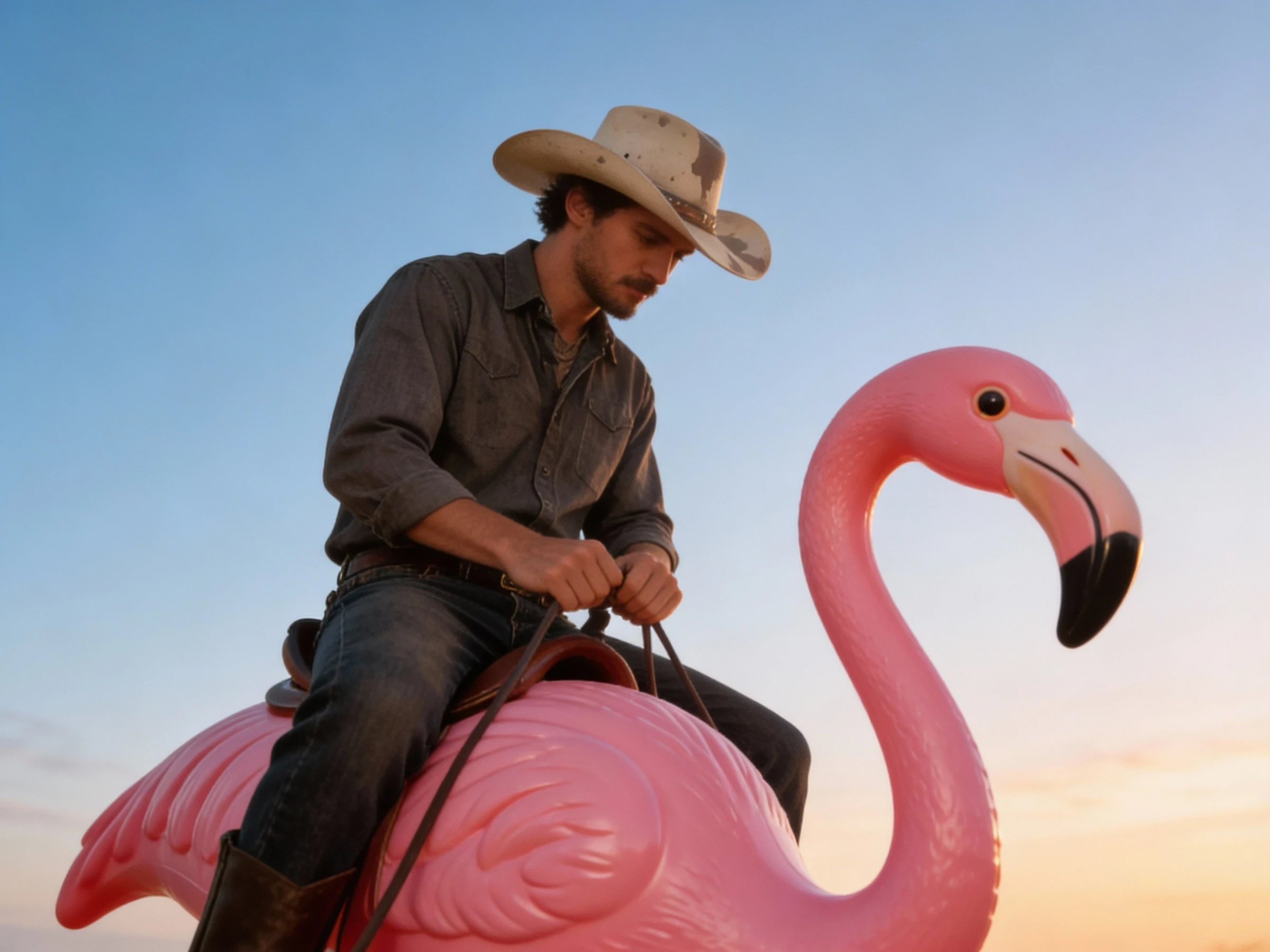 Cowboy on yellow duck-Site shopify