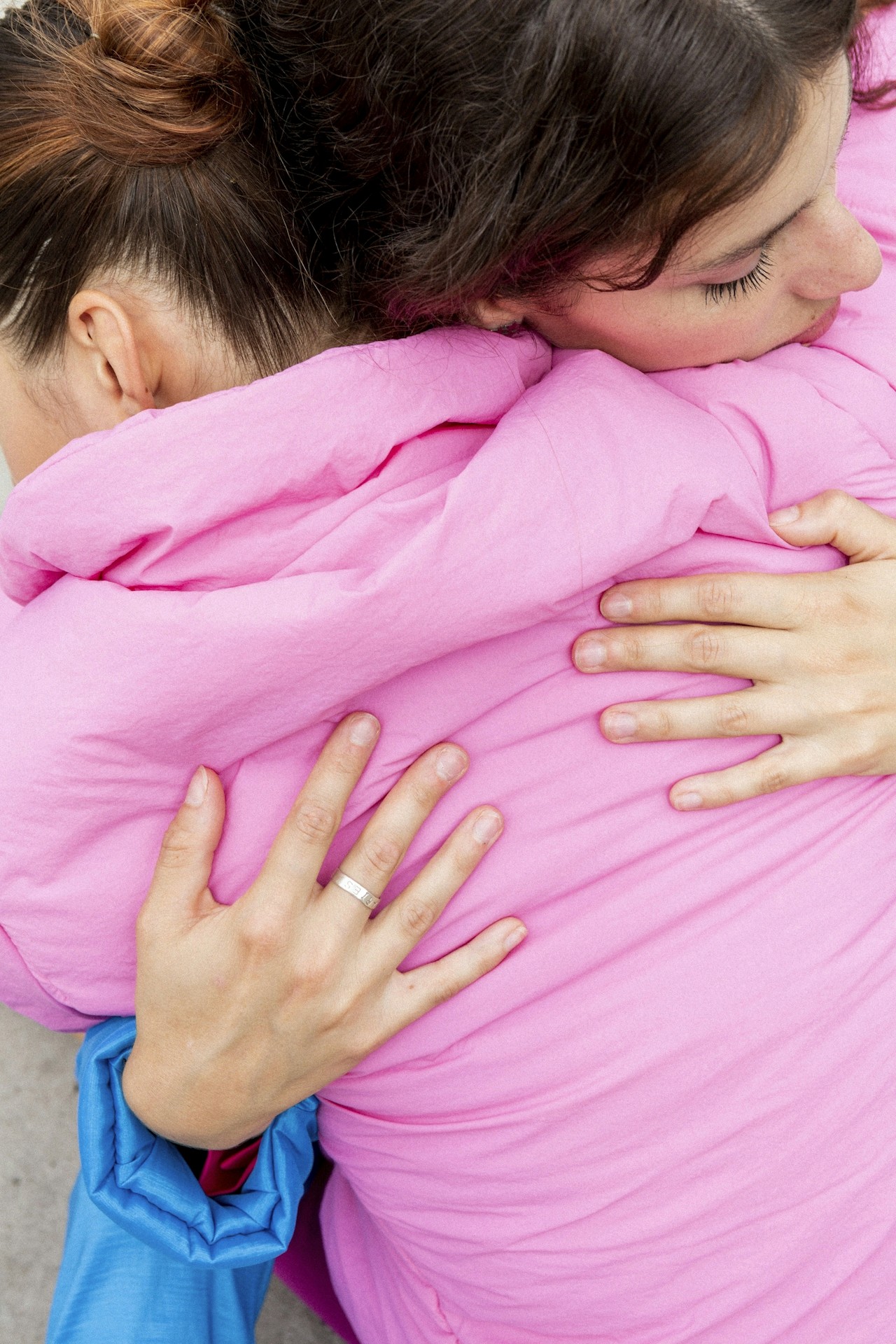 Two People Together Showing Compassion