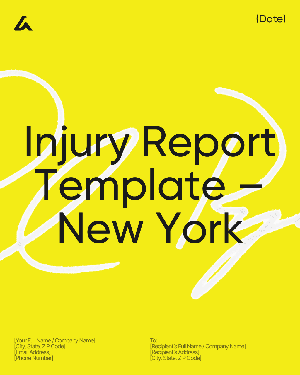 Injury Report Template – New York