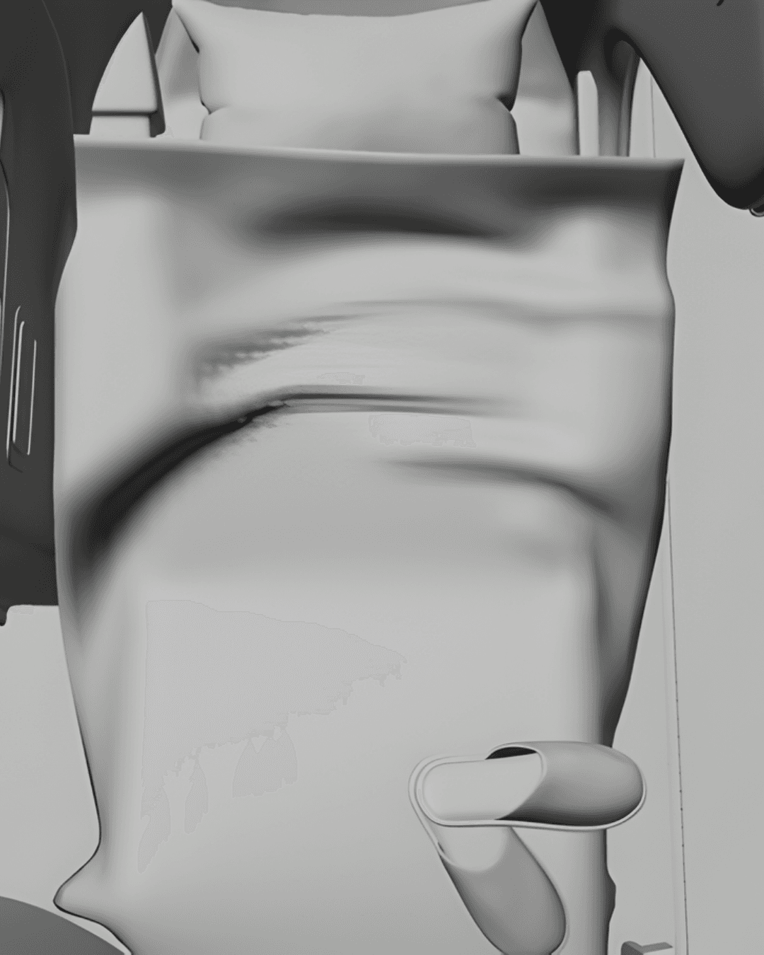 A view of an airplane wing over golden clouds through a circular Turkish Airlines cabin window