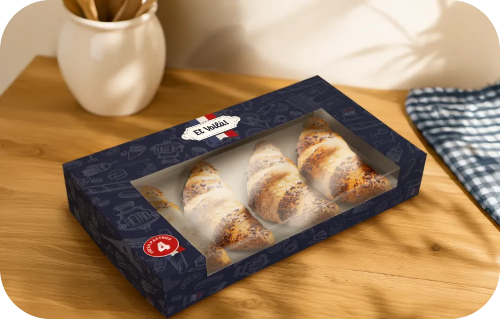 Et Voila criossants packaging