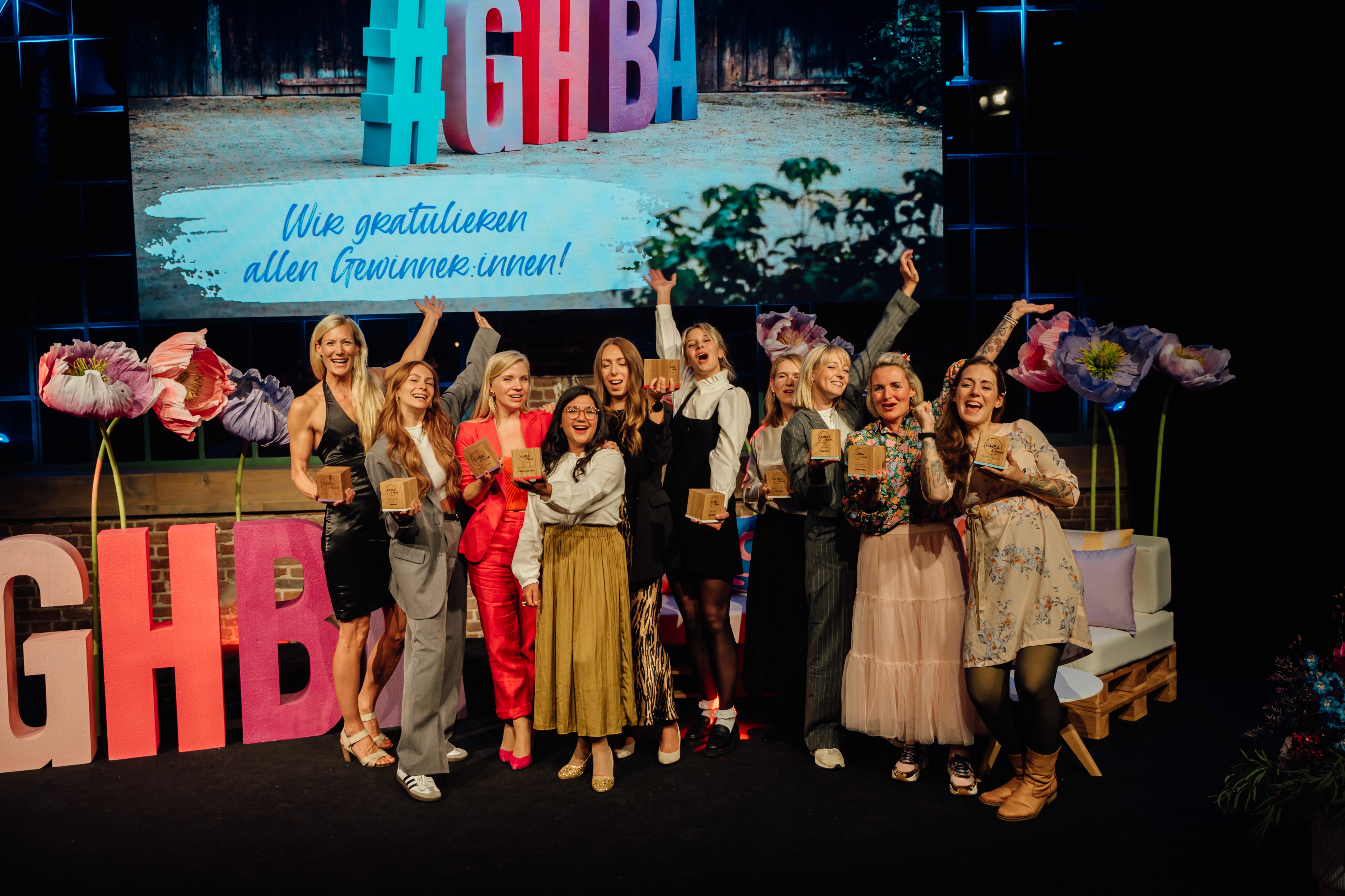 Preisverleihung beim GHBA & Friends, einem Creator Event für DIY, Interior und Garden.