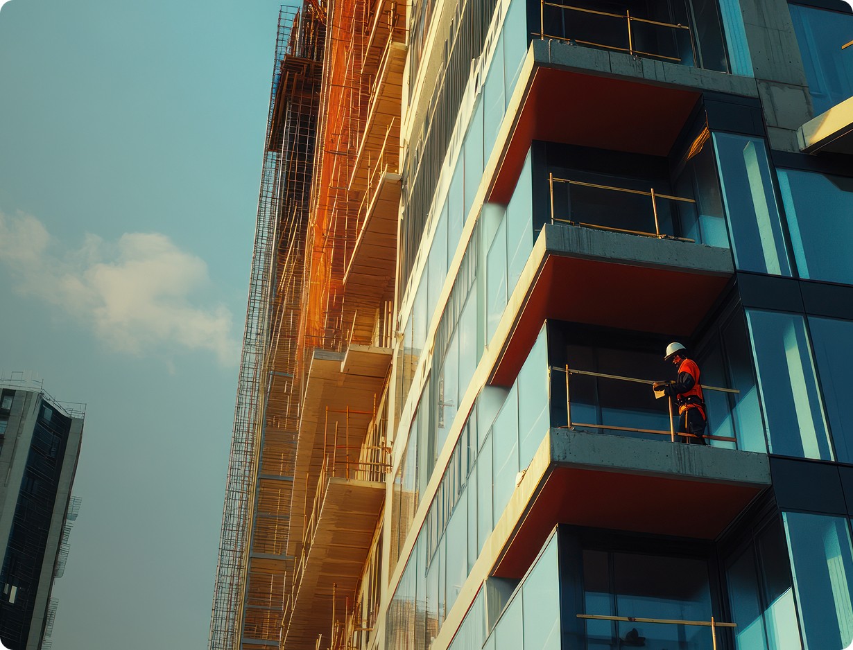 Immeuble en construction