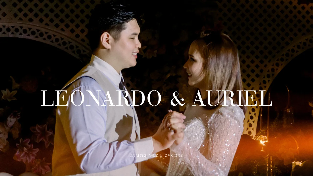 Real wedding Leonardo & Auriel di Aruna Vana Events, venue pernikahan Jakarta Selatan