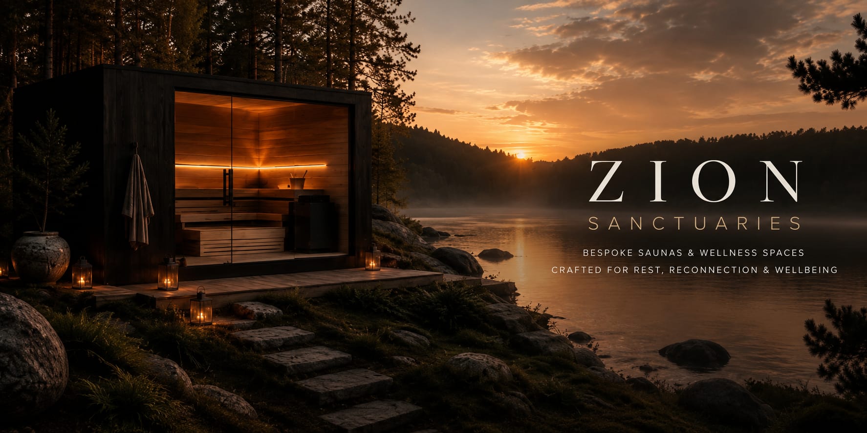 Zion Sanctuary outdoor sauna project