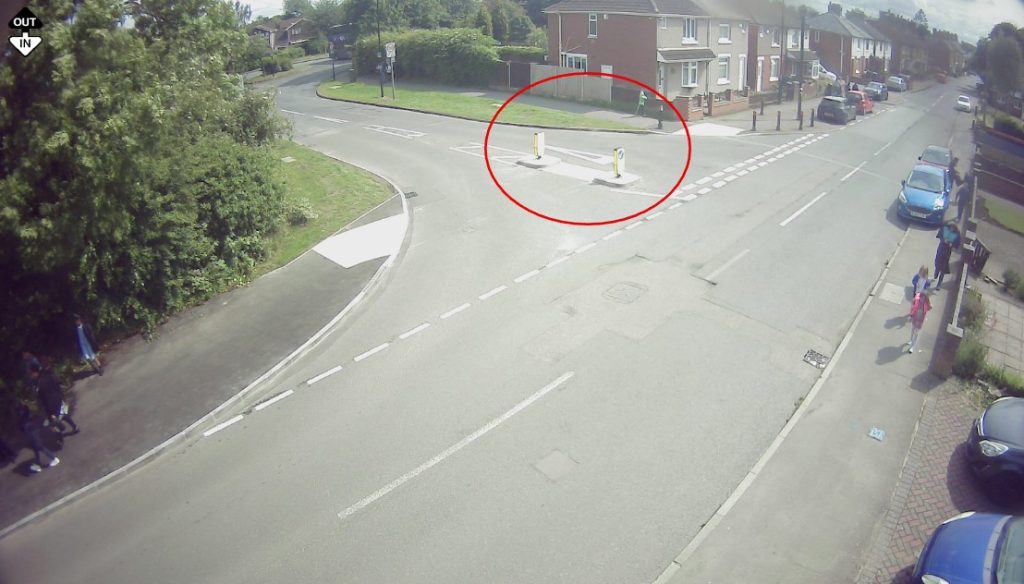 Grange road in Coventry after VivaCity near miss data and infrastructure built for safety